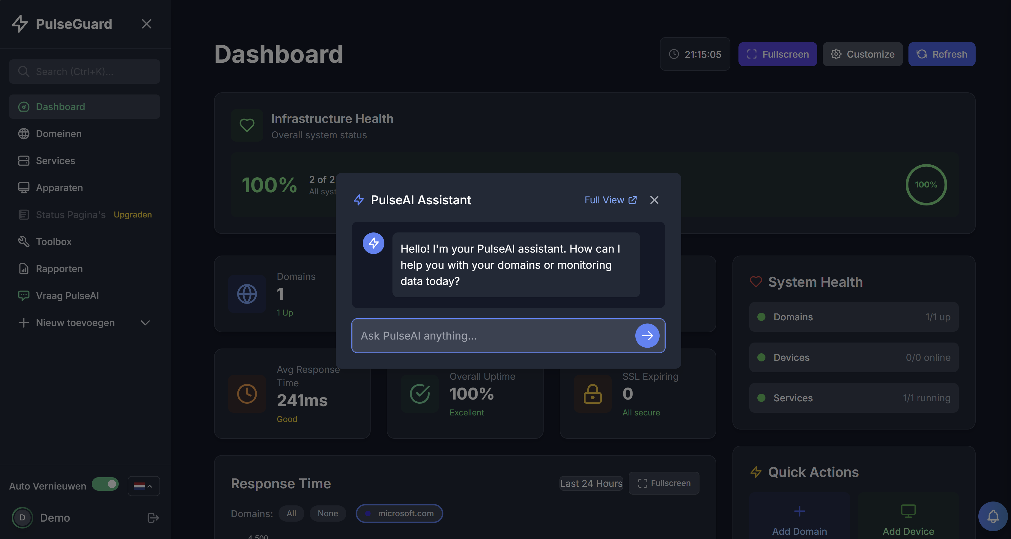 PulseAI preview