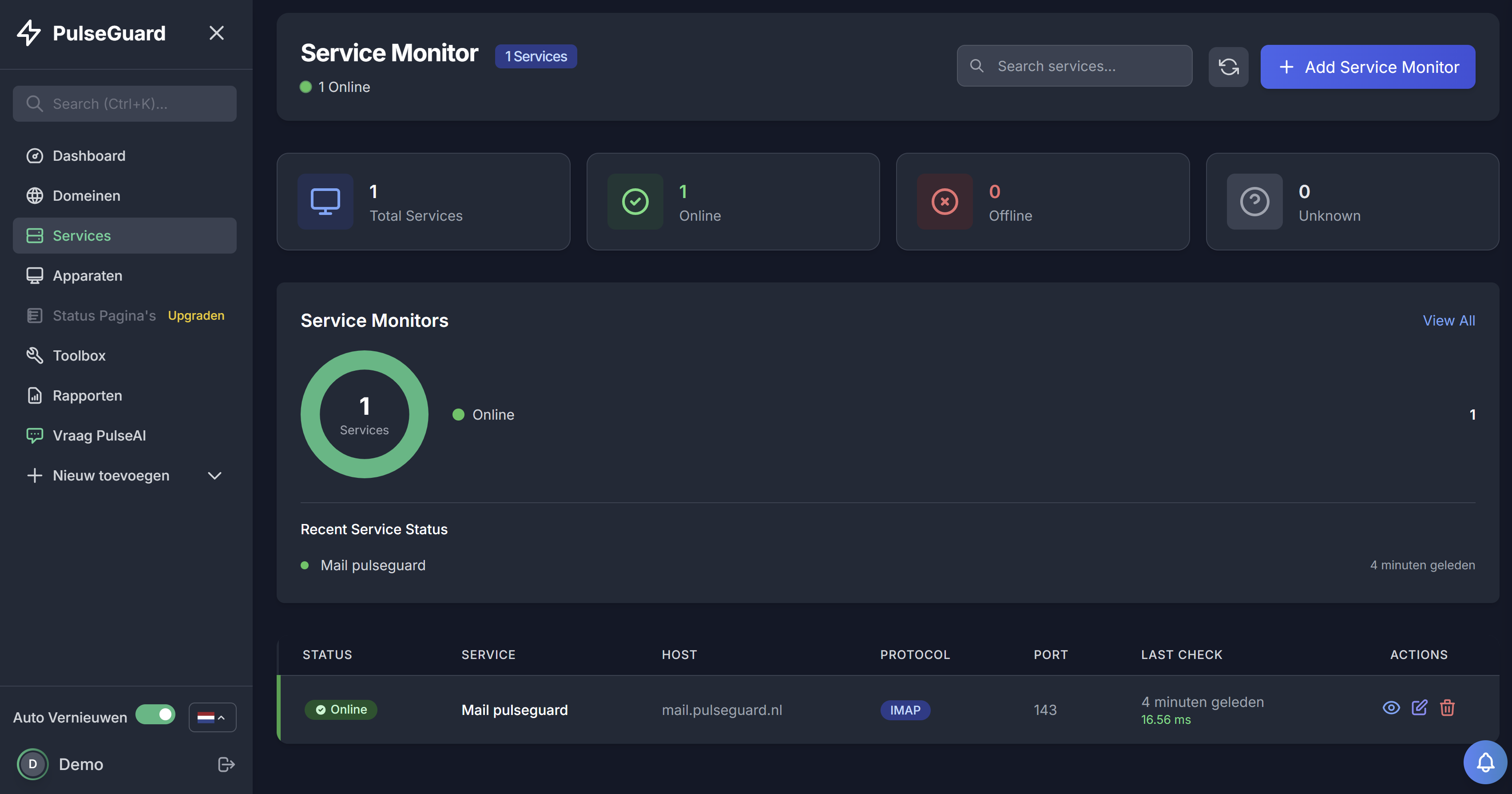 Server monitoring